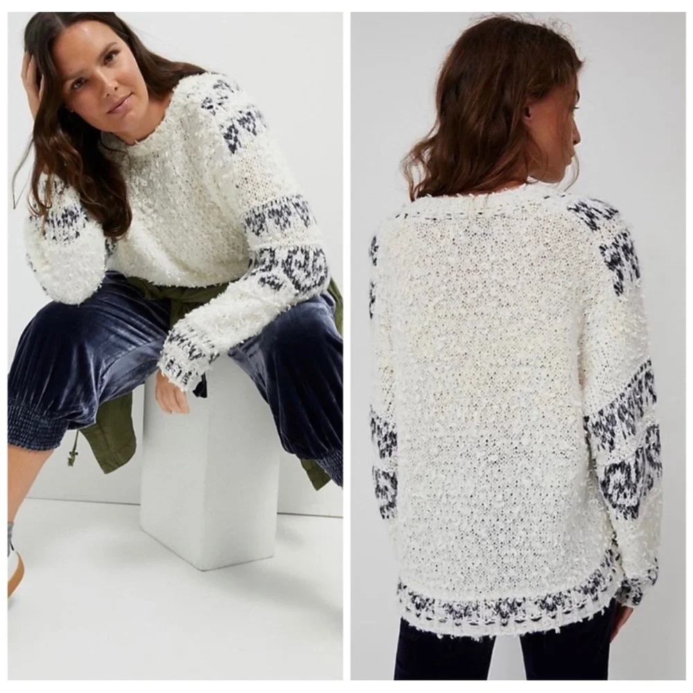 Anthropologie Pilcro Petra Feathered Sweater - NWT - XL - Picture 1 of 14
